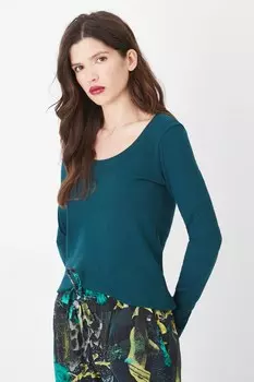 Лонгслив Medicine, бирюзовый