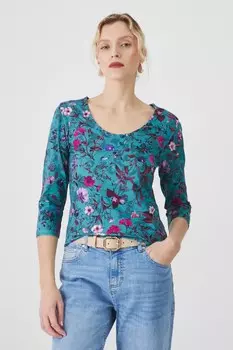 Лонгслив Medicine, бирюзовый