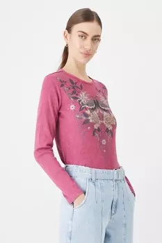 Лонгслив Medicine, розовый