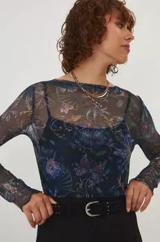 Лонгслив Medicine, темно-синий