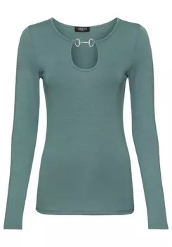 Лонгслив Melrose, темно-зеленый