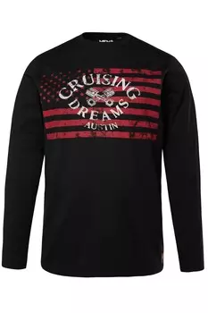 Лонгслив Men Plus Shirt, черный