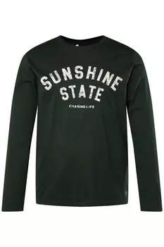 Лонгслив Men Plus Shirt, черный