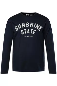 Лонгслив Men Plus Shirt, черный