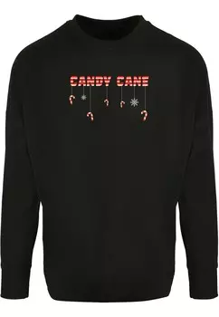 Лонгслив Merchcode CANDY CANE, черный