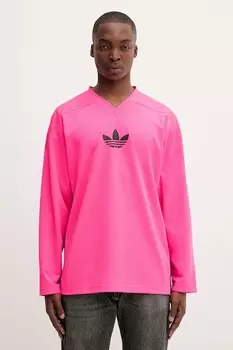 Лонгслив Mesh с длинным рукавом Adidas Originals, розовый