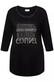 Лонгслив MIAMODA, черный