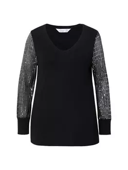Лонгслив MIAMODA, черный