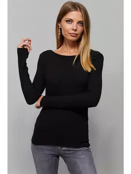 Лонгслив Milan Kiss, черный