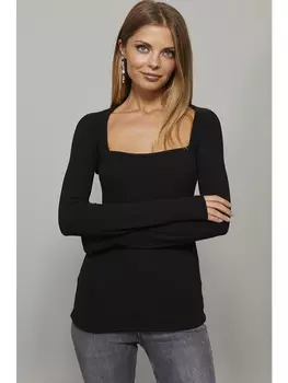 Лонгслив Milan Kiss, черный