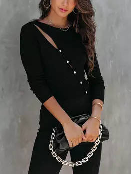 Лонгслив Milan Kiss, черный