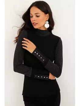 Лонгслив Milan Kiss, черный