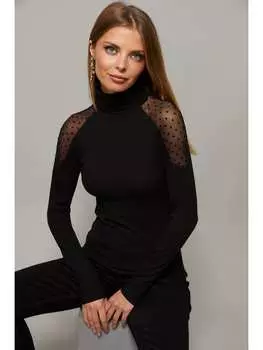 Лонгслив Milan Kiss, черный