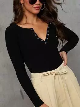 Лонгслив Milan Kiss, черный