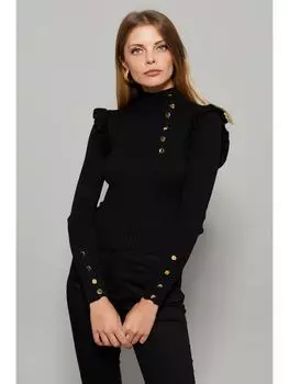 Лонгслив Milan Kiss Longsleeve, черный