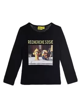 Лонгслив Minions, черный