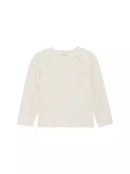 Лонгслив Minymo Longsleeve MIT-shirt LS Jaquard 123583KW modisches Longsleeve, белый