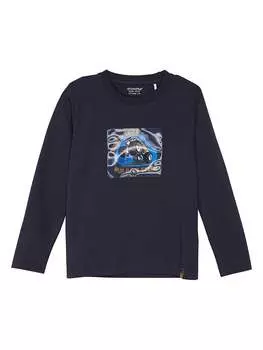 Лонгслив Minymo, темно-синий