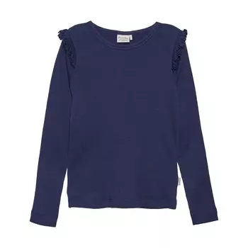 Лонгслив Minymo, темно-синий/темно-синий