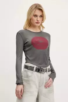 Лонгслив Miss Sixty, серый