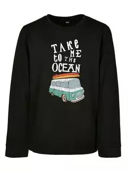 Лонгслив Mister Tee, черный