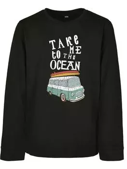 Лонгслив Mister Tee Longsleeve, черный