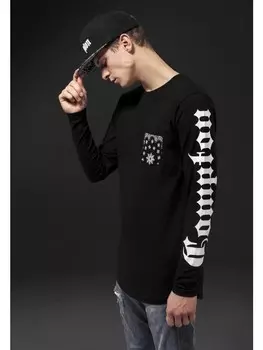 Лонгслив Mister Tee Longsleeve, черный