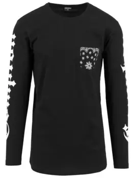 Лонгслив Mister Tee s, черный