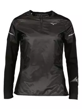 Лонгслив Mizuno Hineri Hybrid, черный