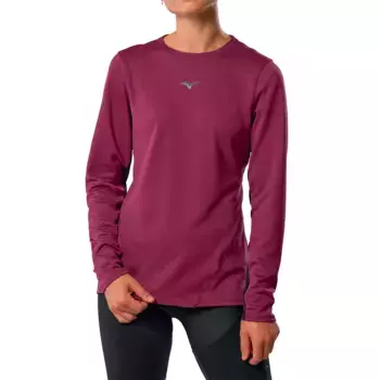 Лонгслив Mizuno Tech Thermal Charge, фиолетовый