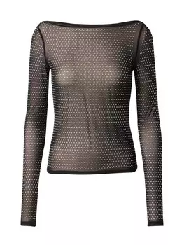 Лонгслив Monki Shirt, черный