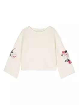 Лонгслив Monnalisa, белый