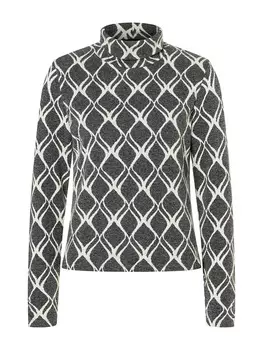 Лонгслив More & More, цвет Anthrazit/Wei