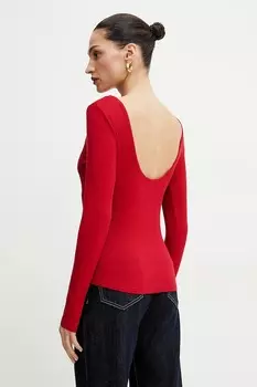 Лонгслив Morgan, красный