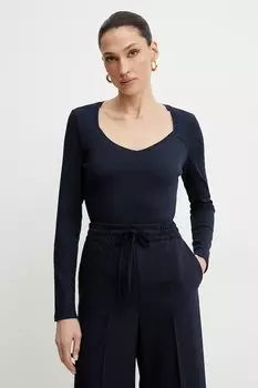 Лонгслив Morgan, темно-синий