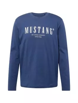 Лонгслив Mustang, морской синий