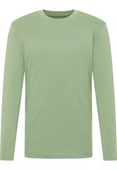 Лонгслив Mustang, светло-зеленый