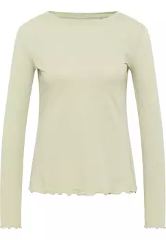 Лонгслив Mustang, светло-зеленый