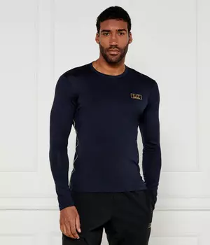 Лонгслив мужской Ea7 Slim Fit, синий