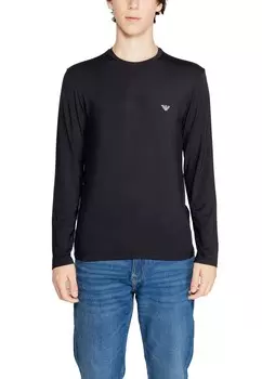 Лонгслив мужской Emporio Armani underwear однотонный, черный