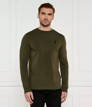 Лонгслив мужской Karl Lagerfeld однотонный, зеленый