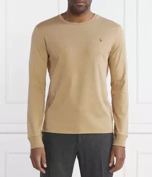 Лонгслив мужской Polo Ralph Lauren облегающего кроя, бежевый