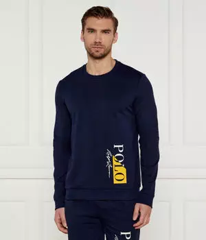 Лонгслив мужской Polo Ralph Lauren с принтом, синий