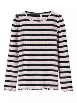 Лонгслив name it, цвет rosa/dunkelblau