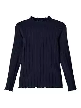 Лонгслив name it Langarmshirt, черный