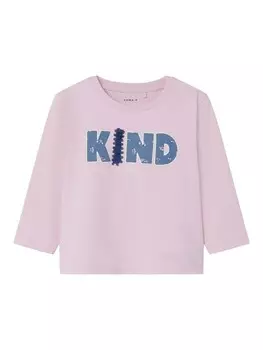 Лонгслив name it Longsleeve, цвет Rosa/Blau