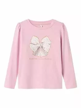 Лонгслив name it Longsleeve Rosalind, розовый