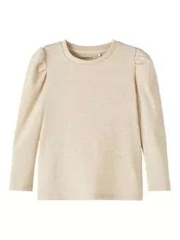 Лонгслив NAME IT Shirt, бежевый