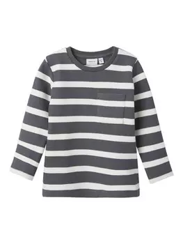 Лонгслив NAME IT Shirt NMMTHOKE, темно-серый