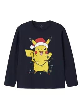 Лонгслив NAME IT Shirt, синий